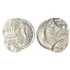 Image 1 : Republic of India: 2 rupees, error, ferratic stainless steel, 20xx, off-centre and multiple struck o