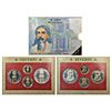Image 1 : Republic of India: 1998, Sri Aurobindo, UNC Set of 4 coins, 100 rupees, 50 rupees, 10 rupees and 2 r
