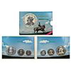 Image 1 : Republic of India: 2003, Maharana Pratap, UNC set of 3 coins, 100 rupees, 10 rupees and 1 rupee, Mum