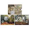 Image 1 : Republic of India: 2011, 150th Birth Anniversary of Rabindranath Tagore, Proof set of 2 coins, 150 r