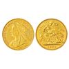 Image 1 : Foreign: Great Britain, Victoria (1837-1901 AD), gold ½ sovereign, 1901, KM 784, 3.97g. Obv: Older c