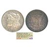 Image 1 : Foreign: United States of America, silver morgan dollar, 1880, 'S' mintmark, KM 110. Obv: Liberty he