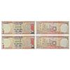 Image 1 : Paper Money: 1000 rupees, misprint notes (2), Gandhi series, 2013, signed by D. Subbarao, inset 'R',