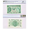Image 1 : Paper Money: Hong Kong, Queen Elizabeth II, 1 dollar, dated 1st July 1958, serial no.: 6H 788447, Pi
