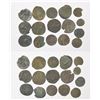 Image 1 : Large Lots: A group of 16 Ancient Satavahana/Pallava alloyed copper coins, includes various legends,