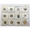 Image 1 : Large Lots: A group of 12 silver and copper coins, includes 4x Independent Kingdoms, 4x Princely sta