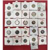 Image 1 : Large Lots: A group of 26 assorted silver coins, includes Awadh, Baroda, Bundi, Chattarpur, Indore,