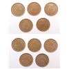 Image 1 : Large Lots: A group of 5 Travancore state copper 8 cash, all Bala Rama Varma II. (5 coins)