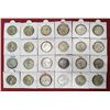 Image 1 : Large Lots: A group of 48 Victoria Queen silver rupee, all dated 1840, divided legend, various mints