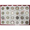 Image 2 : Large Lots: A group of 48 Victoria Queen silver rupee, all dated 1840, divided legend, various mints