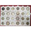 Image 3 : Large Lots: A group of 48 Victoria Queen silver rupee, all dated 1840, divided legend, various mints