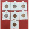 Image 3 : Large Lots: A group of 15 Victoria copper ½ pice, includes Queen and Empress, 1862, 1885, 1886, 1887
