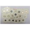 Image 2 : Large Lots: A group of 23 George V silver coins, includes 17x ¼ rupee and 6x 2 annas, Bombay and Cal