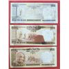 Image 8 : Large Lots: A group of 16 misprint notes, 1x George VI watermark paper, 2x 1 rupee, 1x 5 rupees, 1x