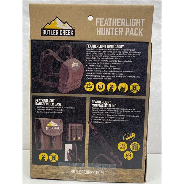 Butler Creek Featherlight Hunter Pack Brown/Tan Sku BCBF22HP1