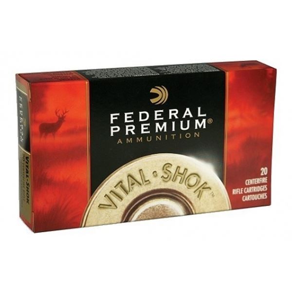 Federal Premium Vital-Shok .30-06 Springfield 165 Grain Trophy Bonded Tip  (20 Rounds) Sku P3006TT2