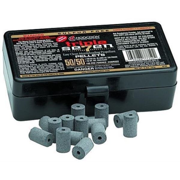 Hodgdon Triple Seven 50/50 Pre-Formed Muzzleloader Black Powder Pellets Sku T75050