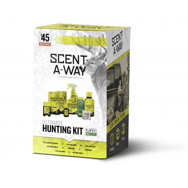 Hunter Specialties HS-SAW-100100 Saw Max Ultimate Hunting Kit: Fresh Earth-Scented Kit Includes 18 O