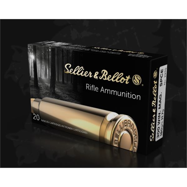 S&B 300 Win Mag 180gr. SPCE (20 Rounds) Sku 332612