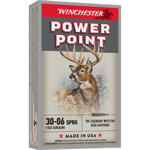 Winchester Super X 30-06 SPRG 150 Grain Power Point (20 Rounds) Sku X30061