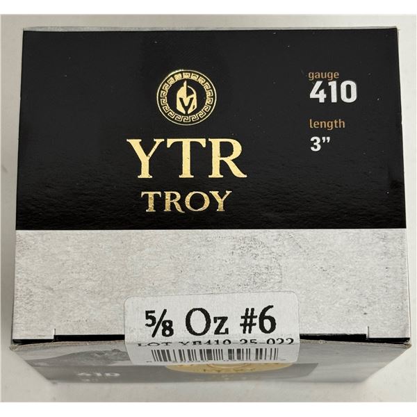 Troy YTR 410 Gauge 3" 5/8 oz #6 (25 Rounds) Sku TG366M