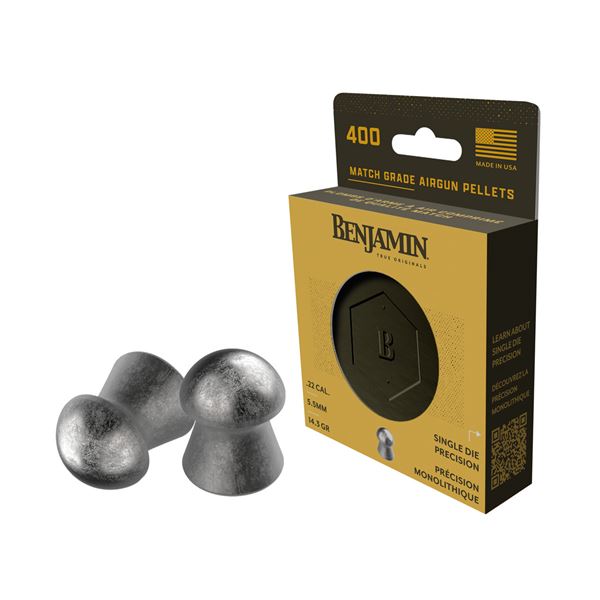Crosman BD25 BD25 Benjamin Single Die .25cal 27.8gr Domed Pellets Sku BD25