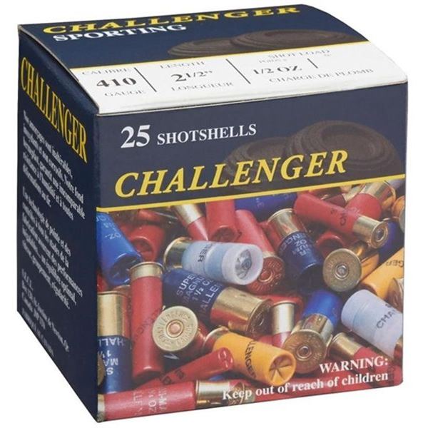 Challenger Game & Sporting 410 Gauge 2 1/2" #5 (25 Rounds) Sku 10065