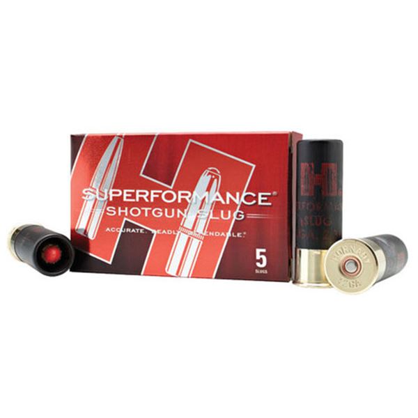 Hornady Superformance 12 Gauge Slug 2 3/4" 300 Grain Monoflex for Rifled Barrels (5 Rounds) Sku 8623