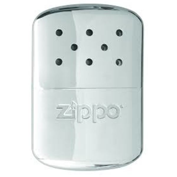 Zippo 12 Hour Refillable Hand Warmer High Polish Chrome Sku 40369