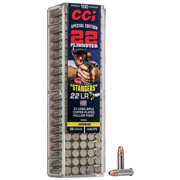 CCI Special Edition Plinkster 22 LR "Stangers" 1640 fps 32 Grain (100 Rounds) Sku 50100CC