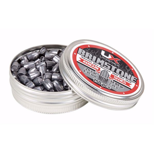 Umarex Brimstone Airgun Slugs .25 Cal 34.89 Grain (150 Count) Sku 2211351
