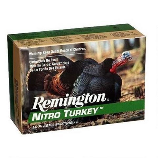 Remington Nitro Turkey 12 Gauge 3 1/2" #6 (10 Rounds) Sku 26712