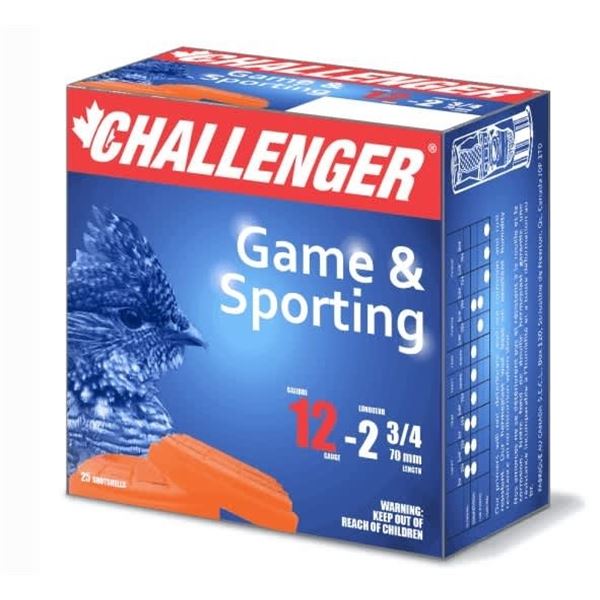 Challenger Game & Sporting 20 Gauge 2 3/4" Magnum #5 Lead (25 Rounds) Sku 20035