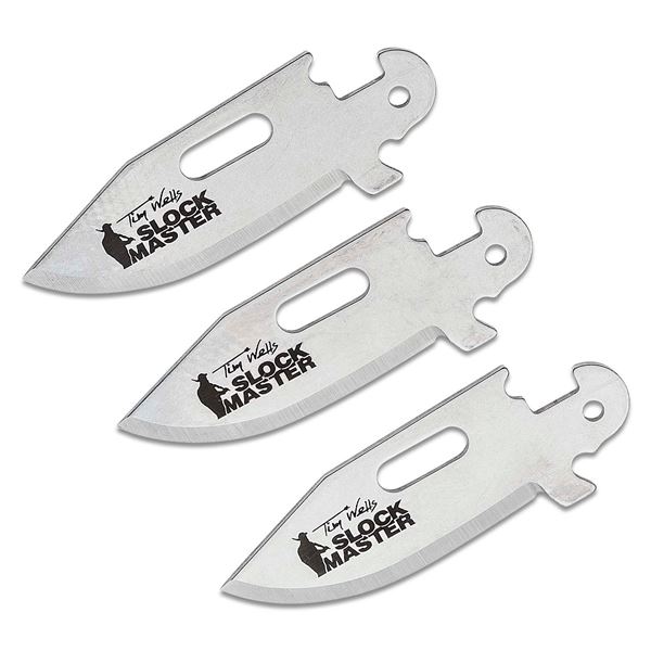 Cold Steel Click-N-Cut Replacement Blades 3-Pack Clip Point Sku CS-40AP3G