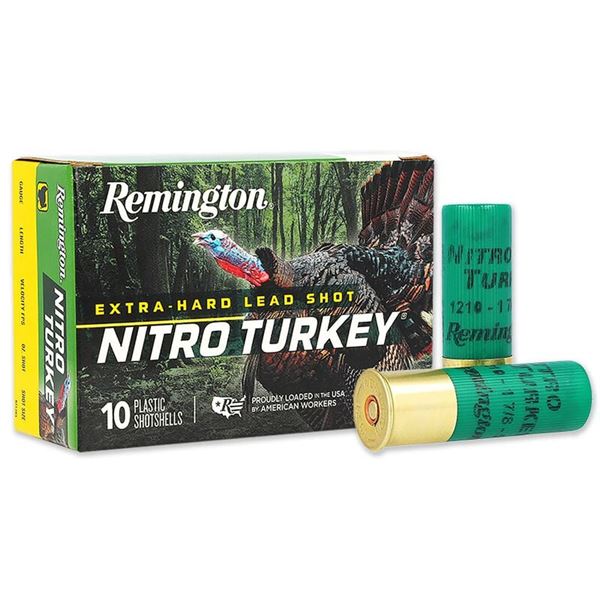 Remington Nitro Turkey12 Gauge 3" Shot #6 (10 Rounds) Sku REM-26697