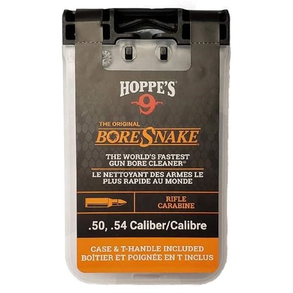 Hoppe's BoreSnake Viper .50, .54 Caliber Rifle Case & T-Handle Sku 24020VD