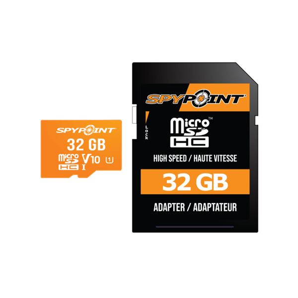 Spypoint Memory Card Micro SD HC 32GB Sku DMSDSP32