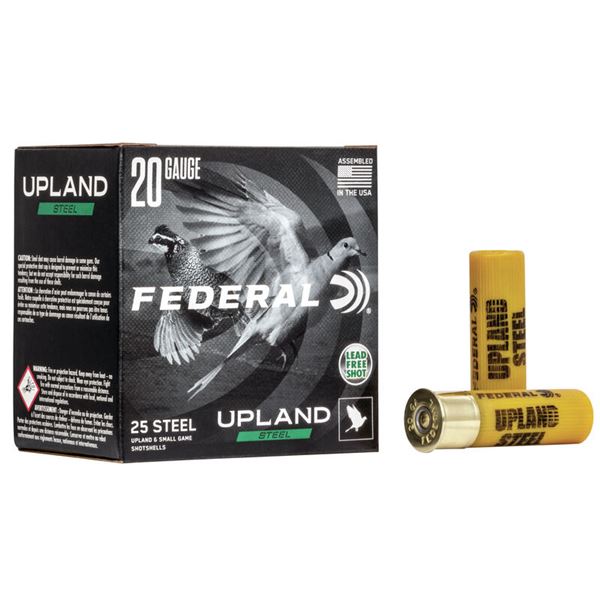 Federal Upland Steel 20 Gauge 2 3/4" #6 3/4oz (25 Rounds) Sku USH206