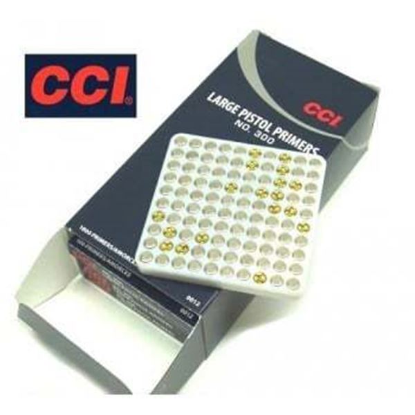 CCI Large Pistol Primers No. 300 (100 Count) Sku 12