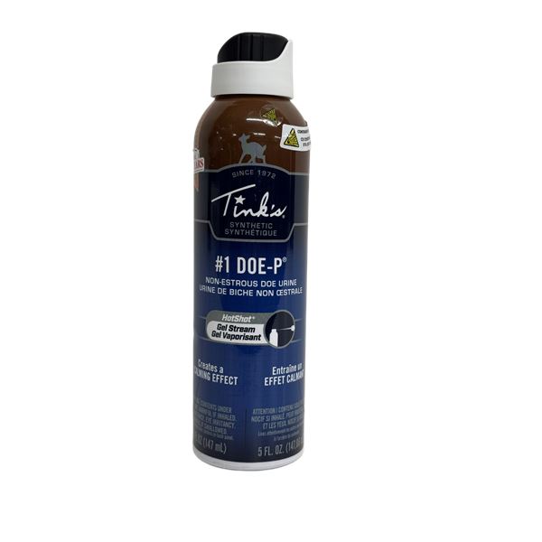 Tink's #1 Doe-P Synthetic Hot Shot Gel Stream Spray (Bilingual) Sku W5269 BL