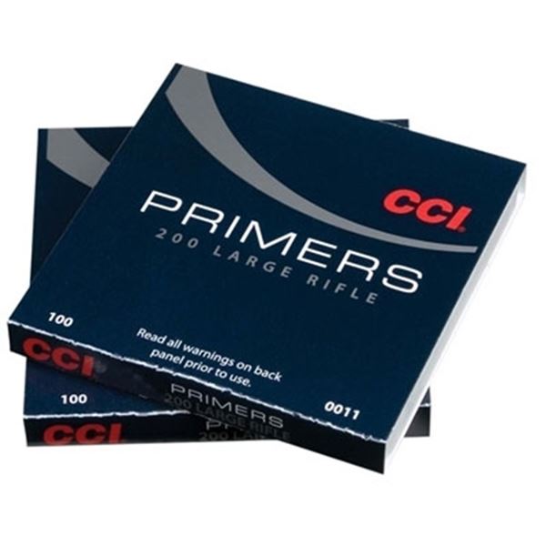 CCI Large Rifle Primers No. 200 (Per 100) Sku CCI-11