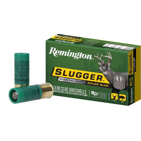 Remington High Velocity Slugger 12 Gauge 3" 7/8oz (5 Rounds) Sku 28604