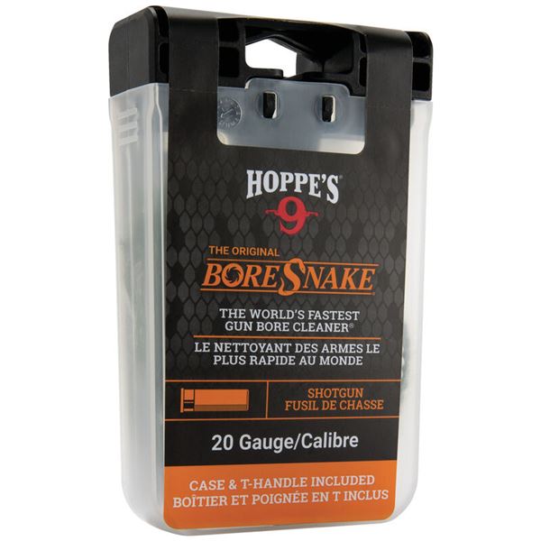 Hoppe's BoreSnake w/ Carry Case & Pull Handle 20 Gauge Sku 24033D