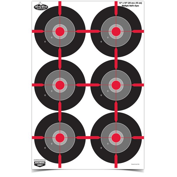Birchwood Casey Dirty Bird Spatting Targets 12" x 18" (8-Pack) Sku 35705
