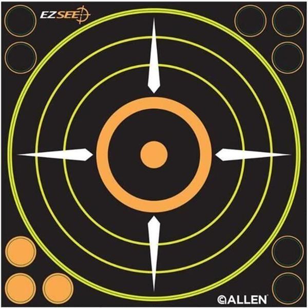 Allen Adhesive EZ See 8" Sight-In Target (6-Pack) Sku 15228