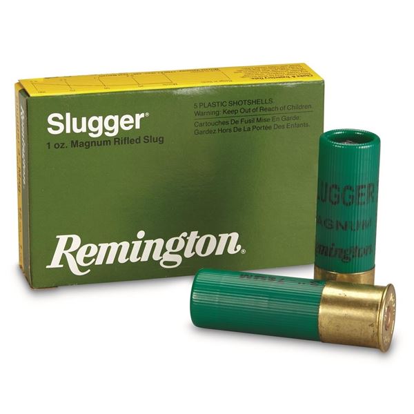 Remington Slugger Rifled Slugs 12 Gauge 2 3/4" 1 oz (5 Rounds) Sku 20300