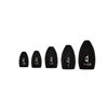 Image 1 : X Zone Tungsten Flipping Weight Black 5/8 oz (2-Pack) Sku TFWBK58