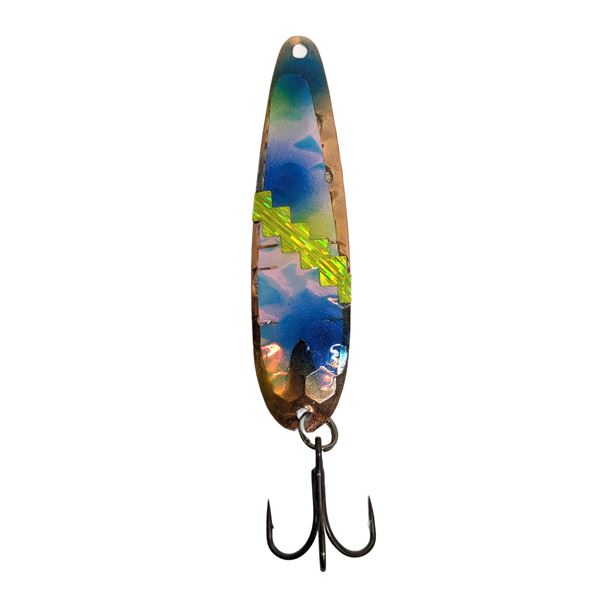 TNT Premium Lures Copper Back Spoons Las Vegas Strip 4" Sku PLA40356S