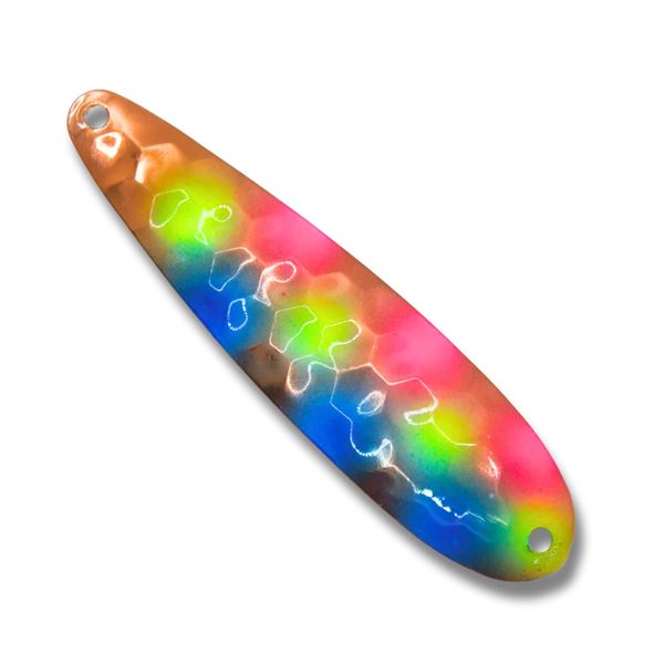 TNT Premium Lures Copper Back Spoons Wonderbread 4" Sku PCO40329S