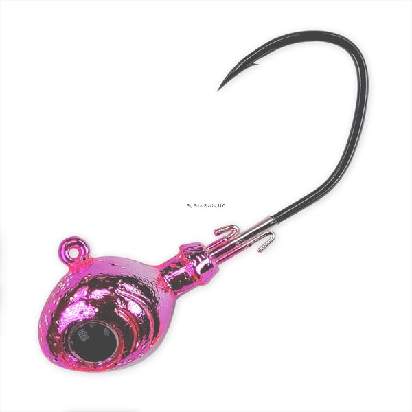 Gamakatsu Maxeye Jig Swim Head 3 Pack Chrome Pink Sparkle 3/4 Sku 440414-CP-3/4